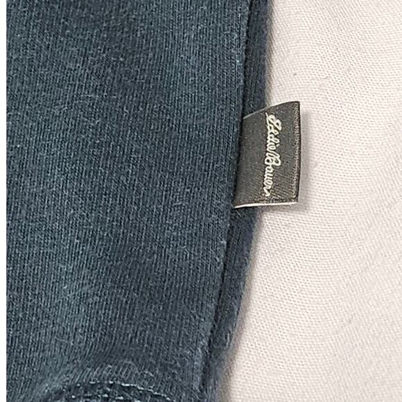EDDIE BAUER MEN’S CREWNECK SWEATSHIRT – DARK TEAL – SIZE M – COTTON BLEND - Picture 6 of 11